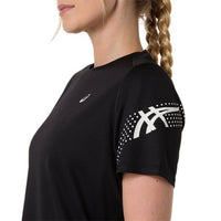 ASICS ICON SS TOP for Women | Lightweight Quick-Dry Polyester T-Shirt with Breathable Fabric & Reflective Details for Running and Training - Best Price online Prokicksports.com