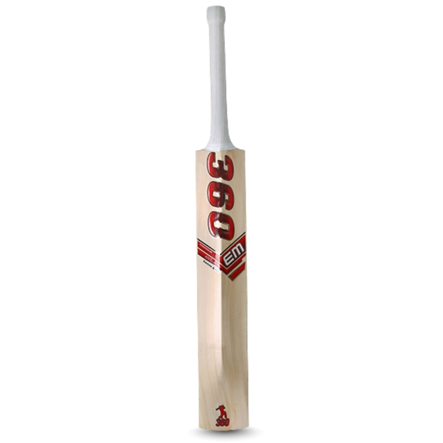 EM 360 Bold Kashmir Willow Cricket Bat – AB de Villiers 360 Range Grade‑1 Kashmir Willow Power Bat for Leather & Hard Tennis Ball - Best Price online Prokicksports.com