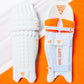 Versant Pro DG Right Hand Batting Legguards –White (Molded High-Density Foam with Reinforced Knee Caps) - Best Price online Prokicksports.com
