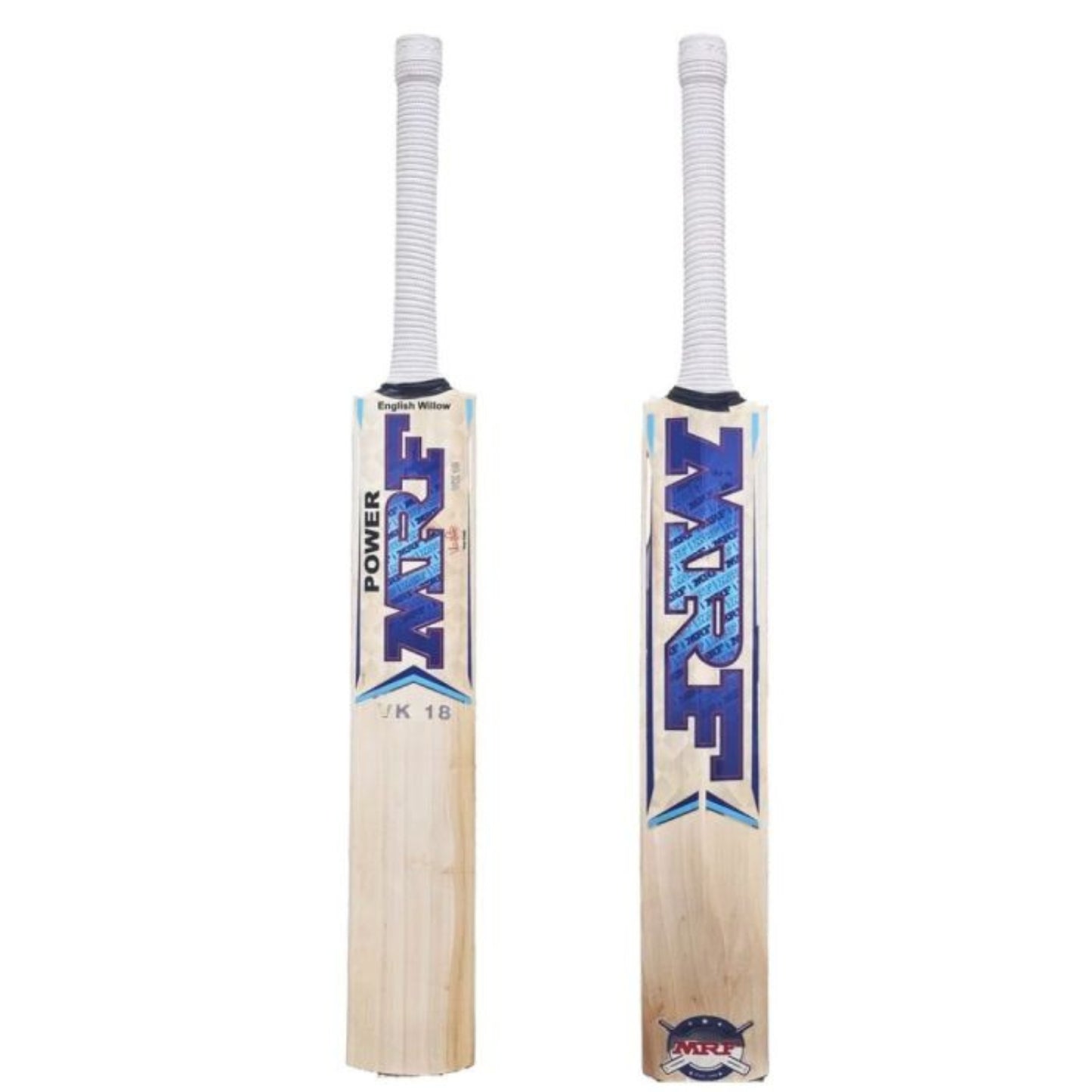 MRF Power VK 18 English Willow Cricket Bat – Short Handle, Professional Grade for Powerful Shot Making - Best Price online Prokicksports.com