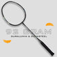 HUNDRED Powertek 200 Strung Badminton Racquet | Lightweight 95g | Head-Heavy Balance | Flexible Shaft | G5 Grip | Ideal for Intermediate Players - Best Price online Prokicksports.com