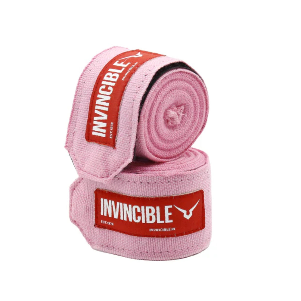 Invincible Mexican Style Budget Stretchable Hand Wraps | Elastic Boxing Hand Wraps with Moisture-Wicking Fabric & Hook-and-Loop Closure - Best Price online Prokicksports.com