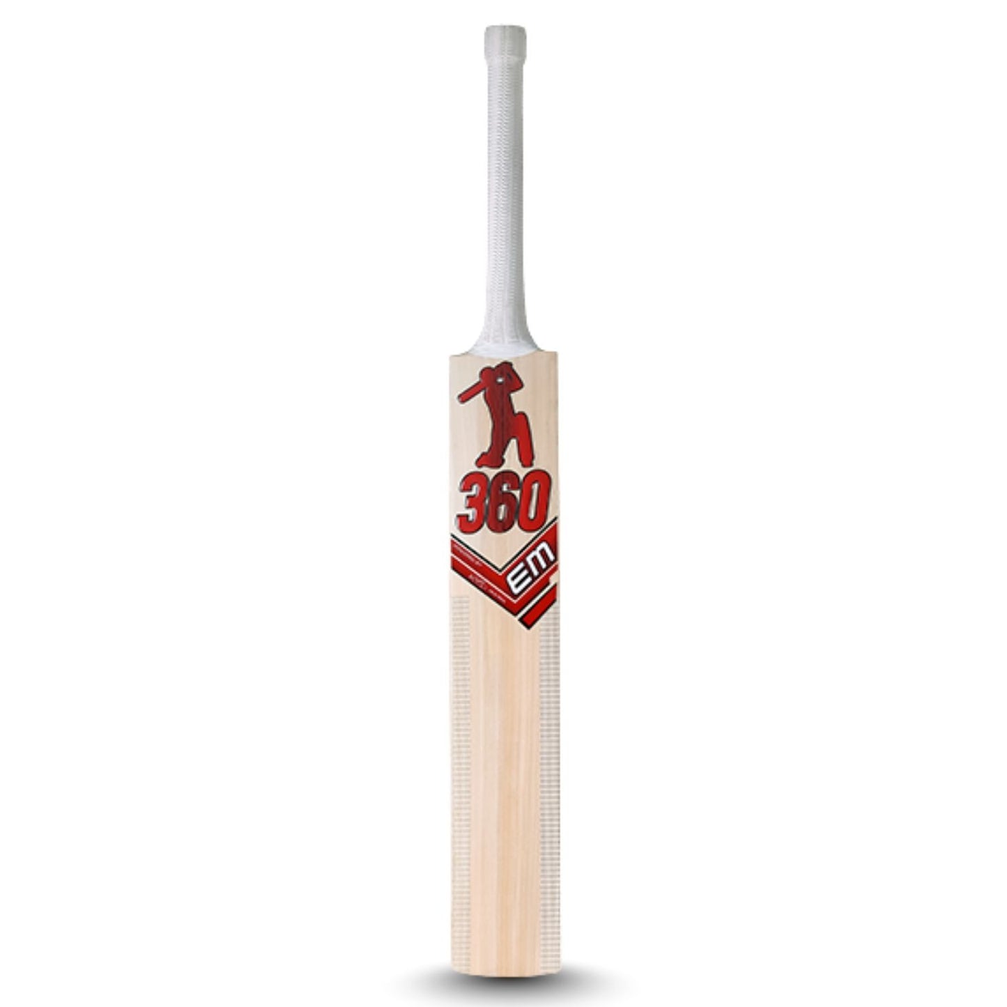 EM 360 Bold Kashmir Willow Cricket Bat – AB de Villiers 360 Range Grade‑1 Kashmir Willow Power Bat for Leather & Hard Tennis Ball - Best Price online Prokicksports.com