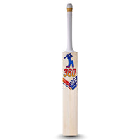 EM 360 Play Burst Kashmir Willow Cricket Bat – AB de Villiers 360 Range Power Bat for Hard Tennis & Leather Ball, Thick Edges & Semi‑Oval Handle - Best Price online Prokicksports.com