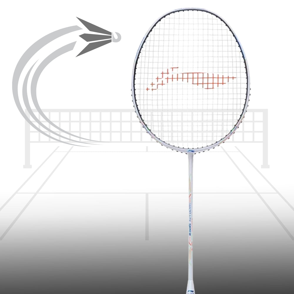 Li-Ning Wind Lite 900 II Unstrung Badminton Racket | Ultra Lightweight | High Tension | Aerodynamic Frame | Fast Swing Speed | Ideal for Intermediate Players