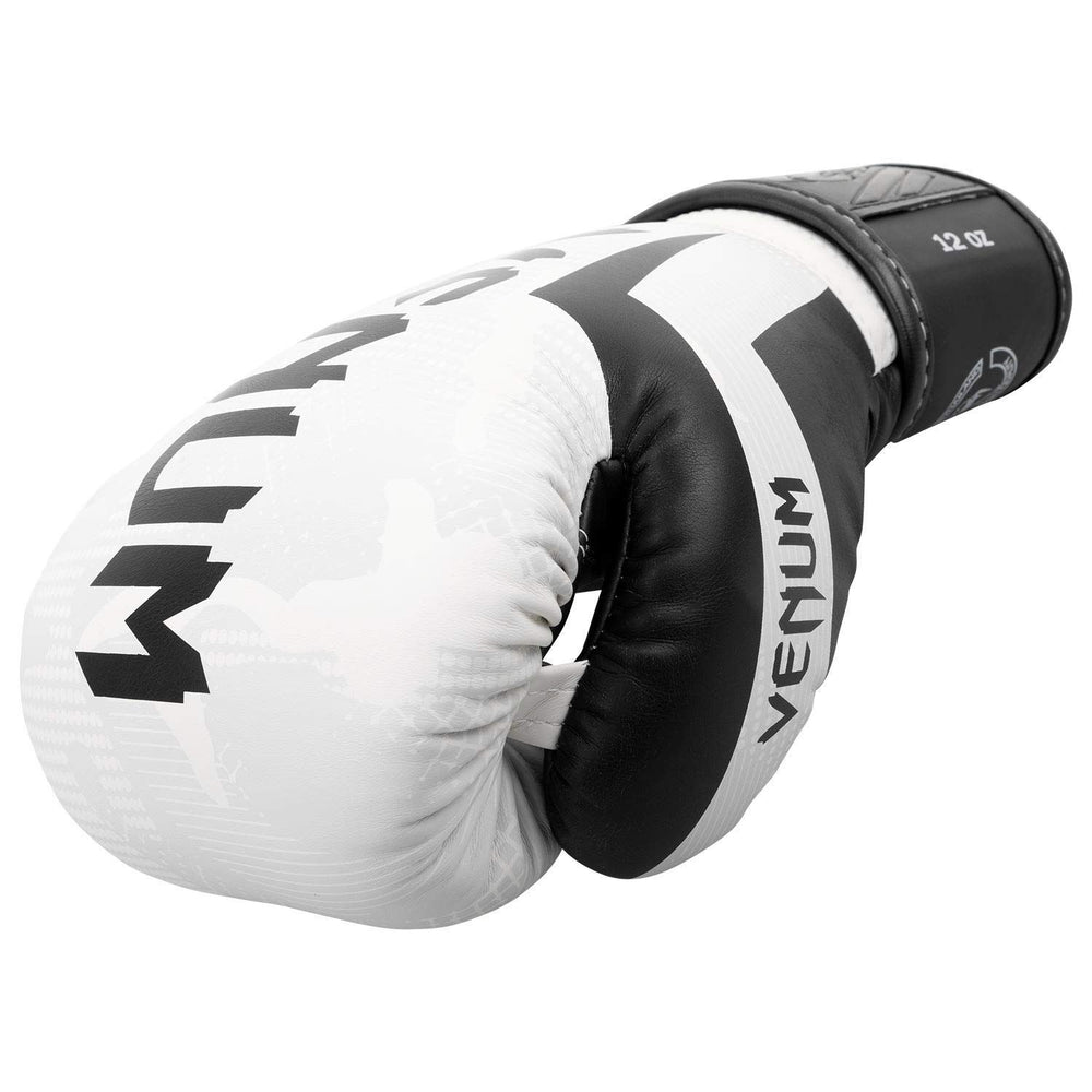 Venum Elite Boxing Gloves | Premium Synthetic Leather | Triple-Density Foam | Anatomical Grip | Hook & Loop Closure | Training/Sparring (10oz-18oz) - Best Price online Prokicksports.com