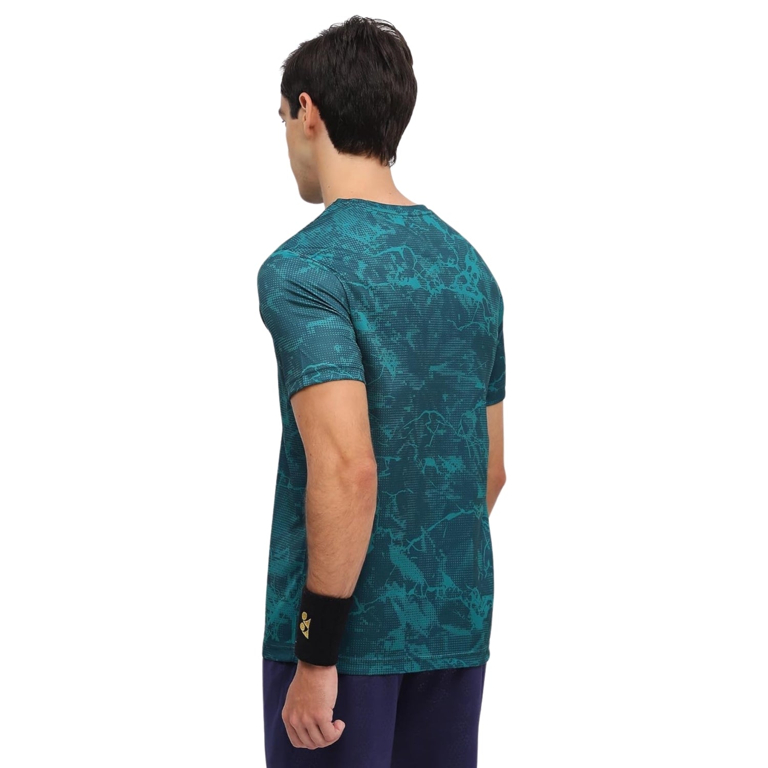Yonex 2963 Men’s Round Neck T‑Shirt – TruDry Quick‑Dry Polyester, Lightweight & Breathable Essentia 3 Badminton/Tennis Tee - Best Price online Prokicksports.com