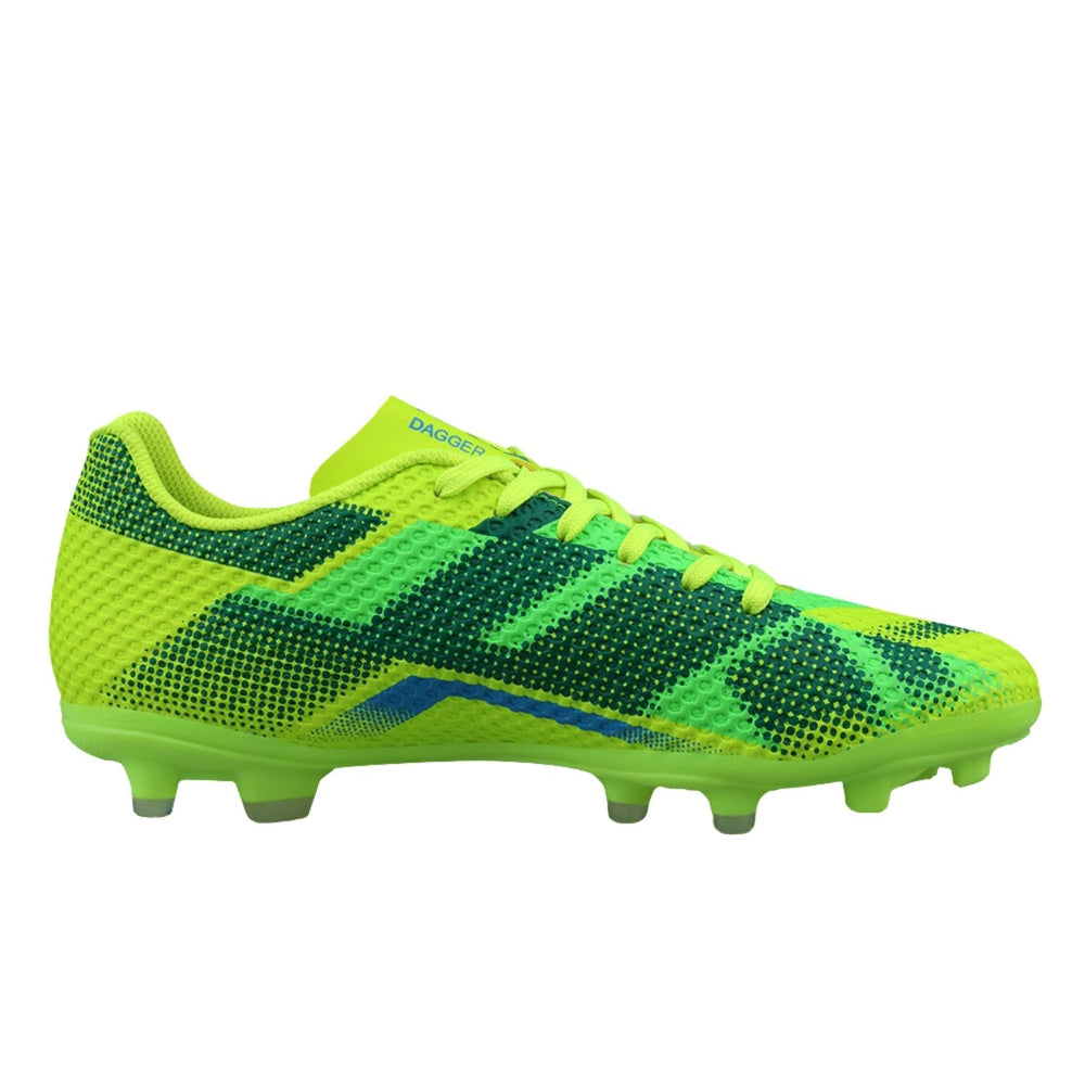 NIVIA Dagger Football Shoes – TPU Fusion Zero-Stitch Upper, Mesh Layered, EVA Sockliner, High-Traction TPU Outsole | Precision Grip, Lightweight Speed, Control for Hard Ground - Best Price online Prokicksports.com