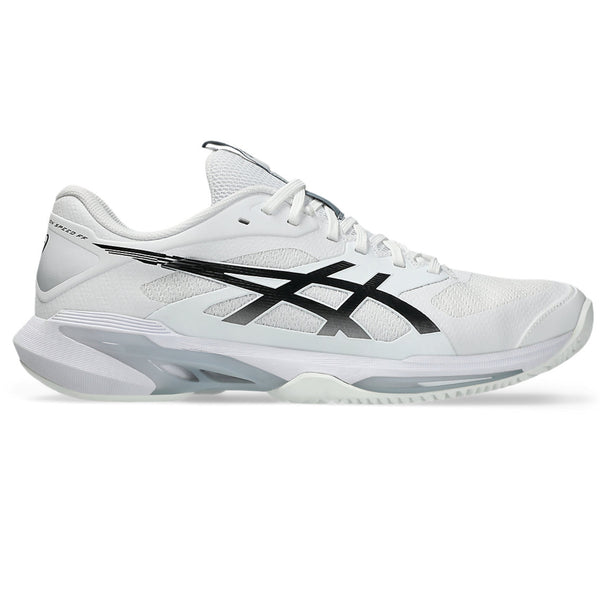 ASICS SOLUTION SPEED FF 4 CLAY Men Tennis Shoes | Ultra-Lightweight Speed with FLYTEFOAM Cushioning | Professional Clay Court Performance | White/Black