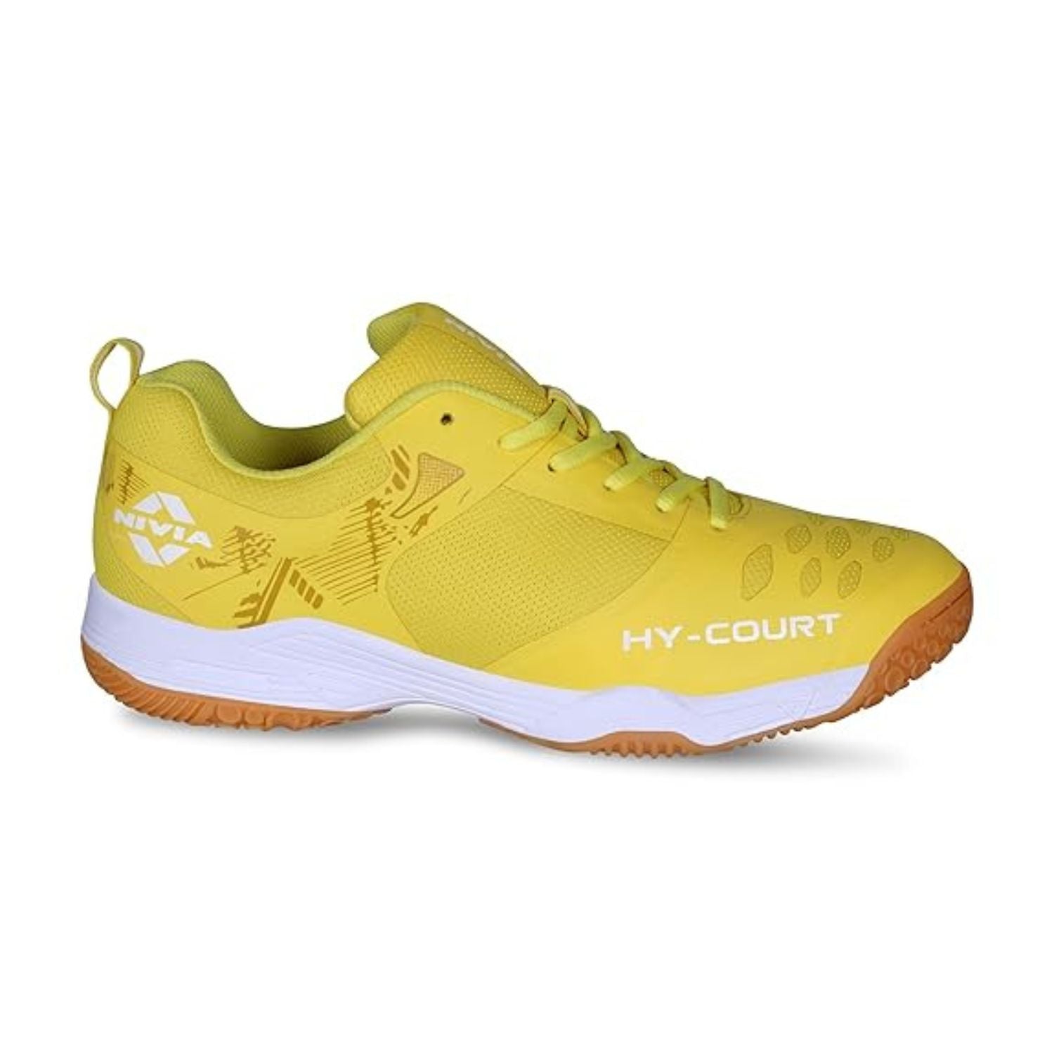 Nivia HY-Court 2.1 Badminton Shoes for Men | Non-Marking Sole | Cushioned Insole | Breathable Mesh | Lightweight Design - Best Price online Prokicksports.com