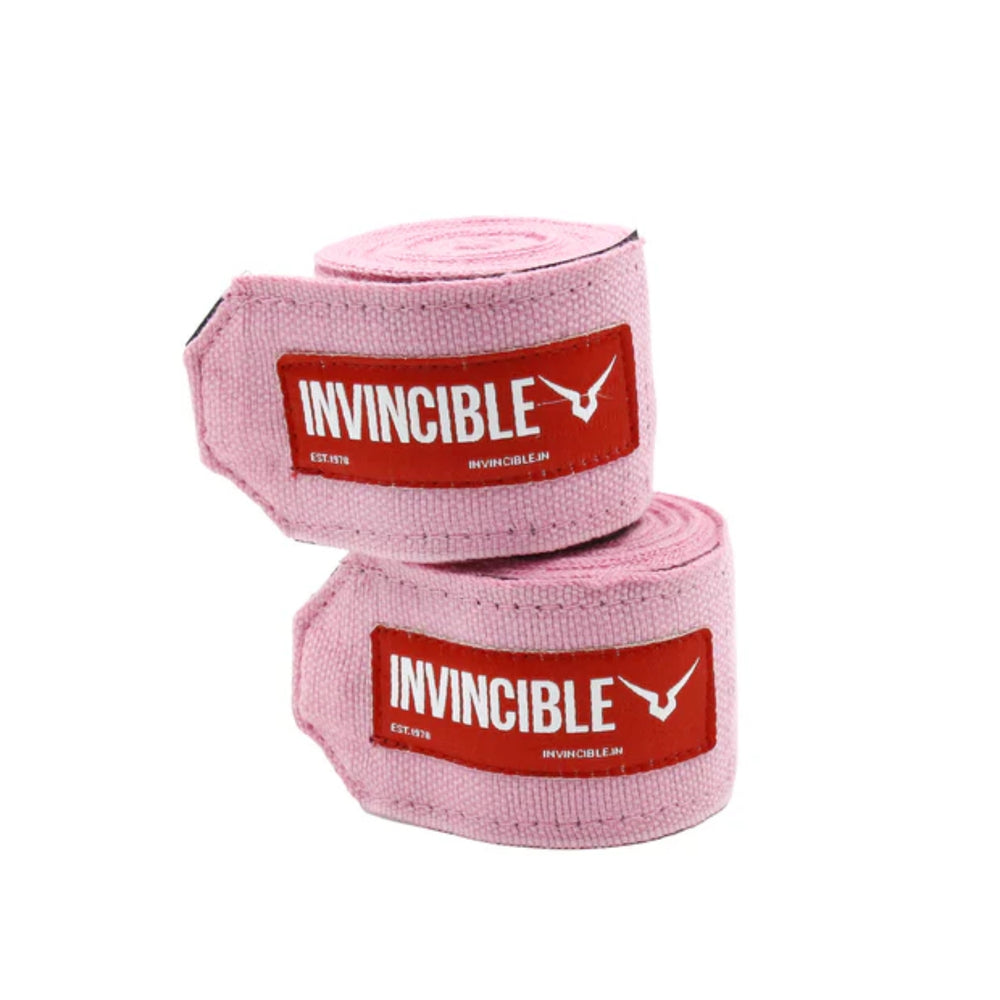 Invincible Mexican Style Budget Stretchable Hand Wraps | Elastic Boxing Hand Wraps with Moisture-Wicking Fabric & Hook-and-Loop Closure - Best Price online Prokicksports.com