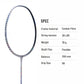 Li-Ning Wind Lite 900 II Unstrung Badminton Racket | Ultra Lightweight | High Tension | Aerodynamic Frame | Fast Swing Speed | Ideal for Intermediate Players - Best Price online Prokicksports.com