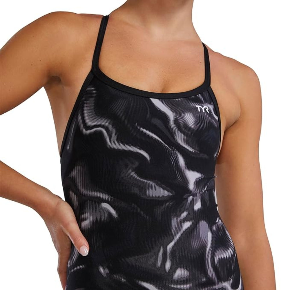 TYR Women Waveform Diamondfit Swimsuit | Durafast Elite Fabric with Chlorine Resistance, UPF 50+ & Performance Fit - Best Price online Prokicksports.com