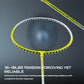 Hundred Powertek Ultra X Strung Badminton Set (2 Racquets) | Lightweight Aluminium Frame with Head-Heavy Balance, Full Cover | Beginner Friendly Combo Kit - Best Price online Prokicksports.com