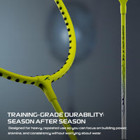 Hundred Powertek Ultra X Strung Badminton Set (2 Racquets) | Lightweight Aluminium Frame with Head-Heavy Balance, Full Cover | Beginner Friendly Combo Kit - Best Price online Prokicksports.com