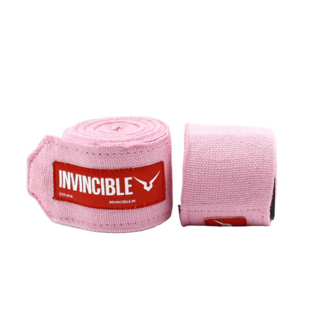 Invincible Mexican Style Budget Stretchable Hand Wraps | Elastic Boxing Hand Wraps with Moisture-Wicking Fabric & Hook-and-Loop Closure - Best Price online Prokicksports.com