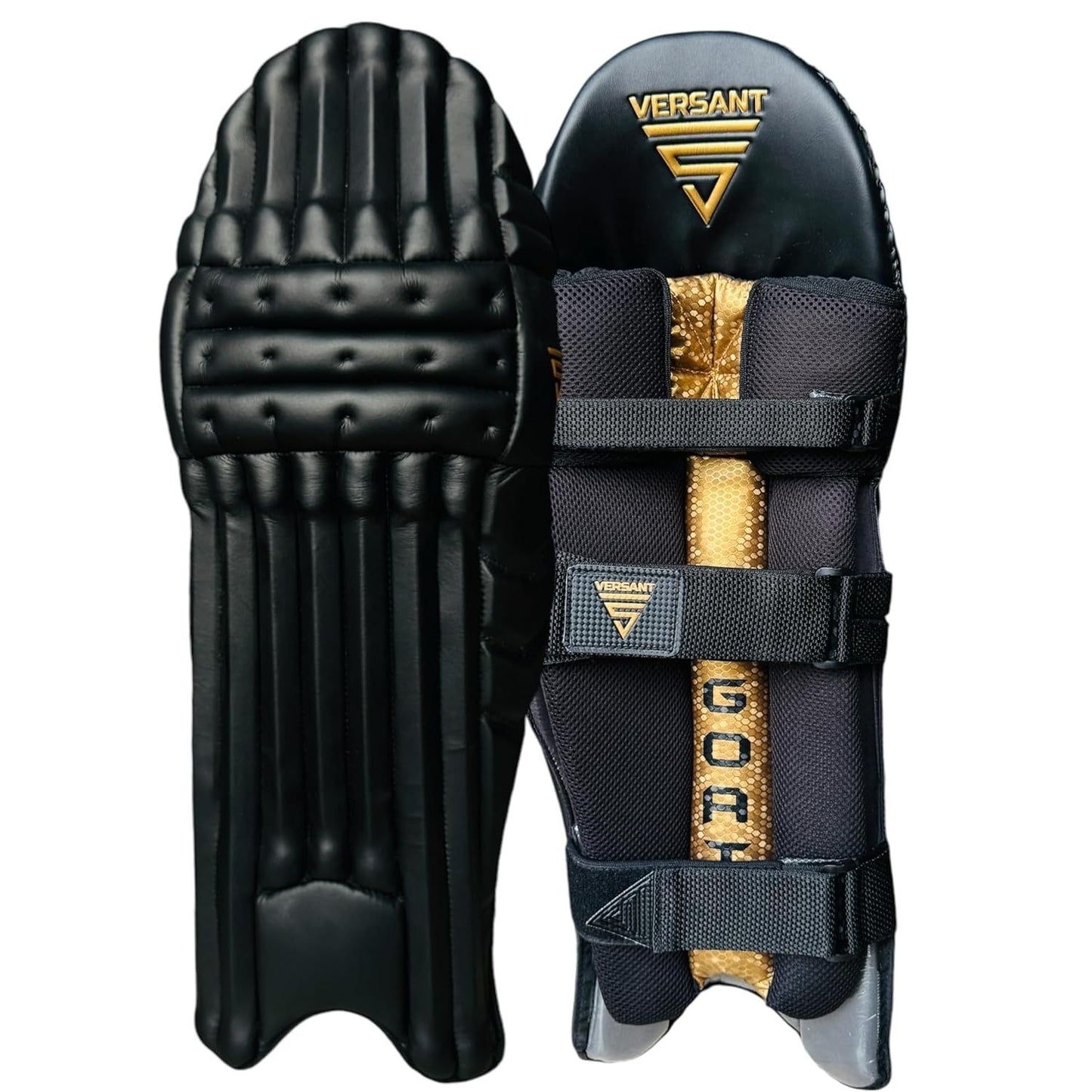 Versant GOAT Right Hand Batting Legguards – Adult (7-Grade Cane VRS Fibre Protection with ShockTEC Foam) - Best Price online Prokicksports.com