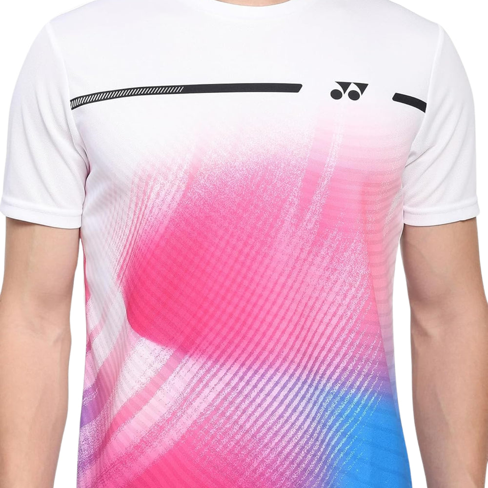 YONEX RJ H036-2874-Easy4-S Junior Round Neck T-Shirt – 100% Polyester, Lightweight Breathable Sportswear for Junior | Ideal for Badminton, Tennis & Training - Best Price online Prokicksports.com
