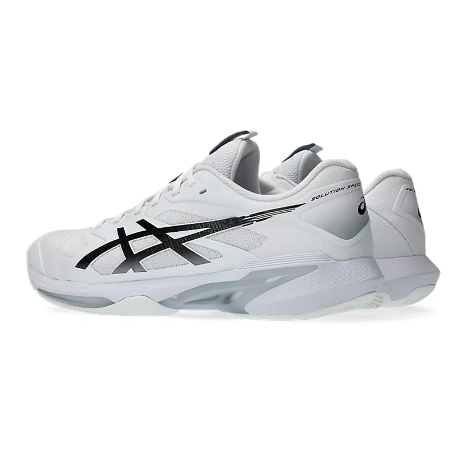 ASICS SOLUTION SPEED FF 4 CLAY Men Tennis Shoes | Ultra-Lightweight Speed with FLYTEFOAM Cushioning | Professional Clay Court Performance | White/Black - Best Price online Prokicksports.com