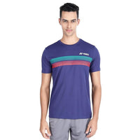 Yonex 2532 Easy23 Men’s Round Neck T‑Shirt – Tru‑Dry Polyester Bird‑Eye Mesh 130 GSM Sweat‑Wicking, Lightweight Breathable Tee for Badminton & Training - Best Price online Prokicksports.com