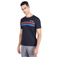 Yonex 2532 Easy23 Men’s Round Neck T‑Shirt – Tru‑Dry Polyester Bird‑Eye Mesh 130 GSM Sweat‑Wicking, Lightweight Breathable Tee for Badminton & Training - Best Price online Prokicksports.com