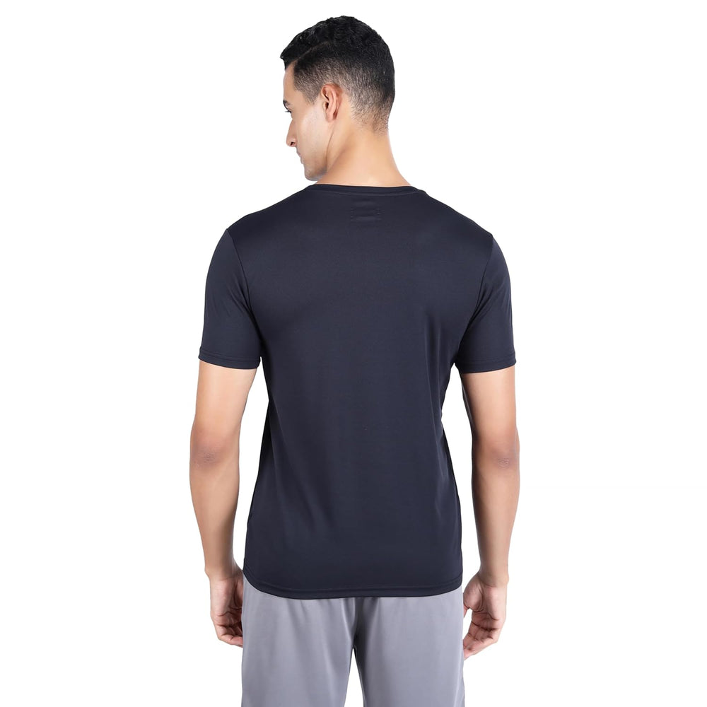 Yonex 2532 Easy23 Men’s Round Neck T‑Shirt – Tru‑Dry Polyester Bird‑Eye Mesh 130 GSM Sweat‑Wicking, Lightweight Breathable Tee for Badminton & Training - Best Price online Prokicksports.com