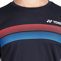 Yonex 2532 Easy23 Men’s Round Neck T‑Shirt – Tru‑Dry Polyester Bird‑Eye Mesh 130 GSM Sweat‑Wicking, Lightweight Breathable Tee for Badminton & Training - Best Price online Prokicksports.com