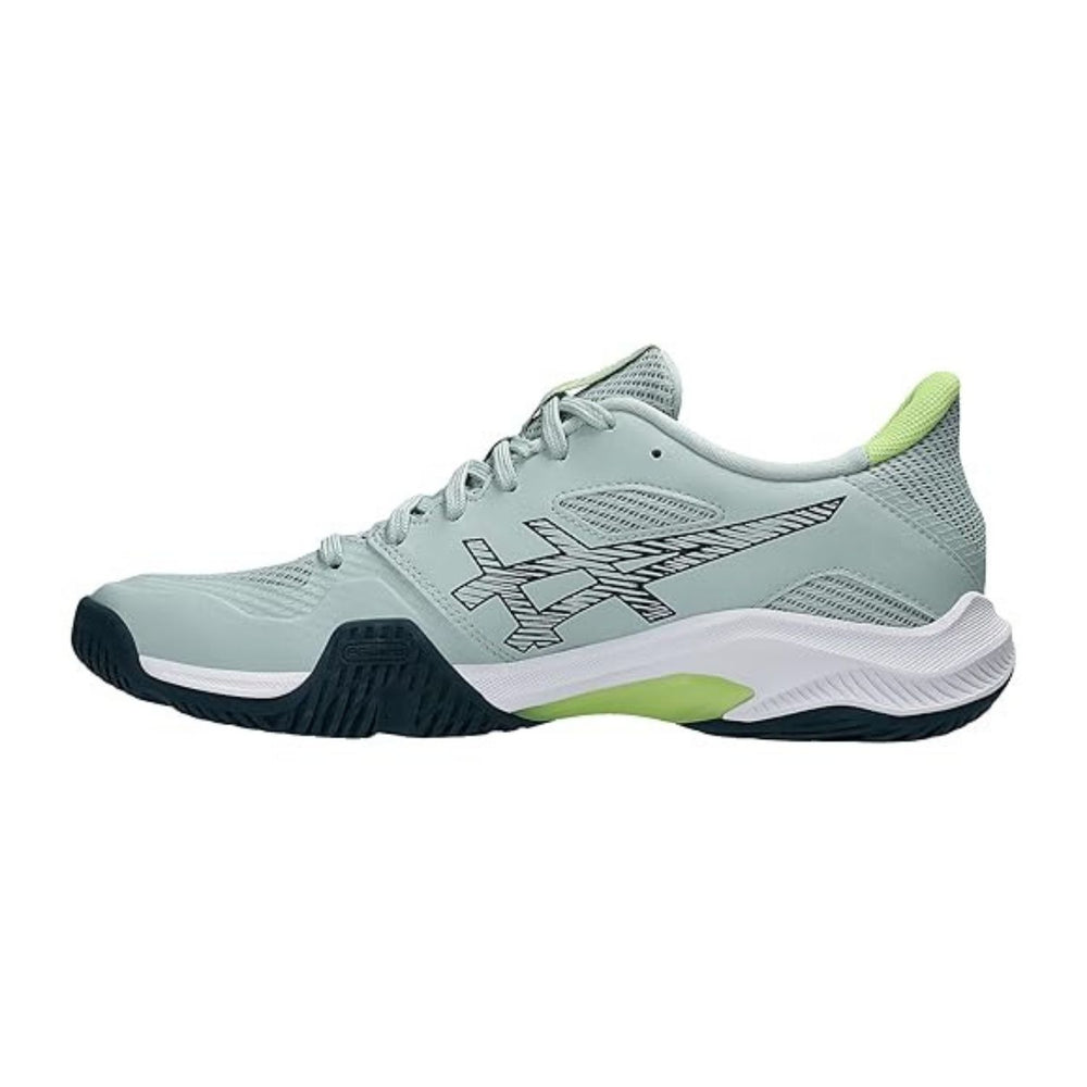 ASICS BLADE FF 2 Men’s Badminton Shoes – Lightweight Indoor Court Shoe, LN Cloud Cushion, Precision Sole, Enhanced Agility, Lichen Rock/Tranquil Teal - Best Price online Prokicksports.com