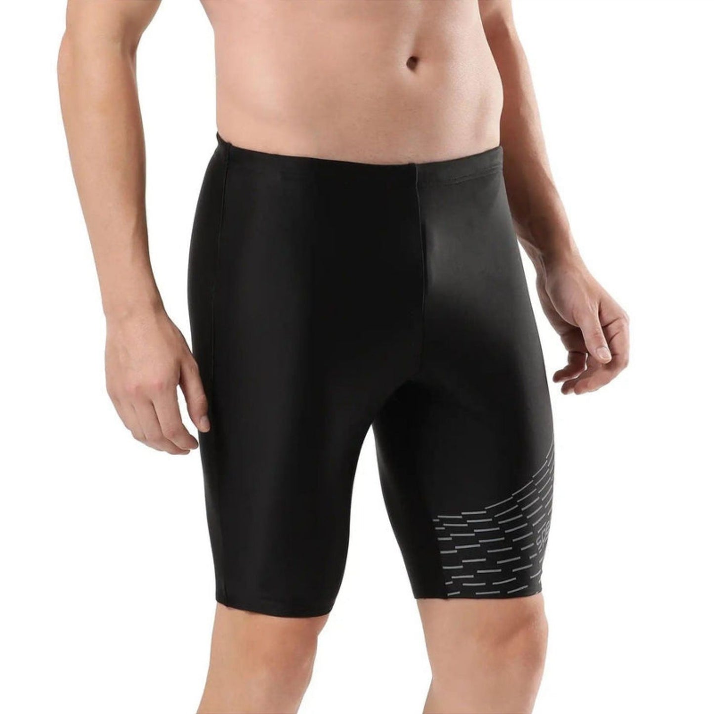 Speedo AM Medley Logo Jammer Men’s Swimwear – Performance Training Swim Jammer with Stretch Fabric, Quick Dry & Chlorine Resistant Design - Best Price online Prokicksports.com