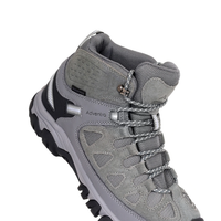 Waterproof Mid Ankle Hiking Shoes with Suede Upper (ET1113) | Synthetic Suede, EVA Cushioned Midsole, Deep-Lug Anti-Skid Outsole, Reflective Tape, All Season