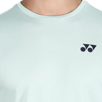 Yonex 2620 Easy3 Men’s Round Neck T‑Shirt – Tru‑Dry Quick‑Dry Polyester Bird‑Eye Mesh 130 GSM Lightweight Breathable Tee for Badminton and Tennis - Best Price online Prokicksports.com