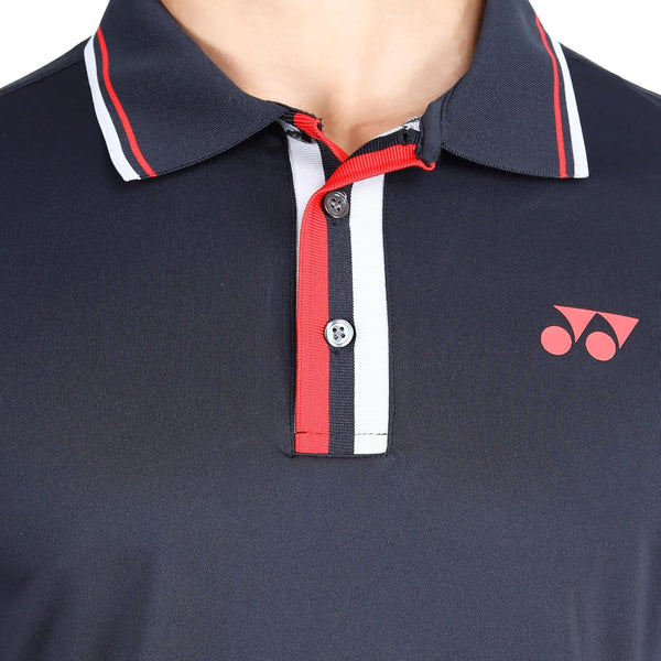Yonex 2624 Easy3 Junior Polo T‑Shirt – Quick‑Dry Tru‑Dry Polyester, Lightweight, Breathable Sports Polo with Collar and Front Placket for Racquet Training