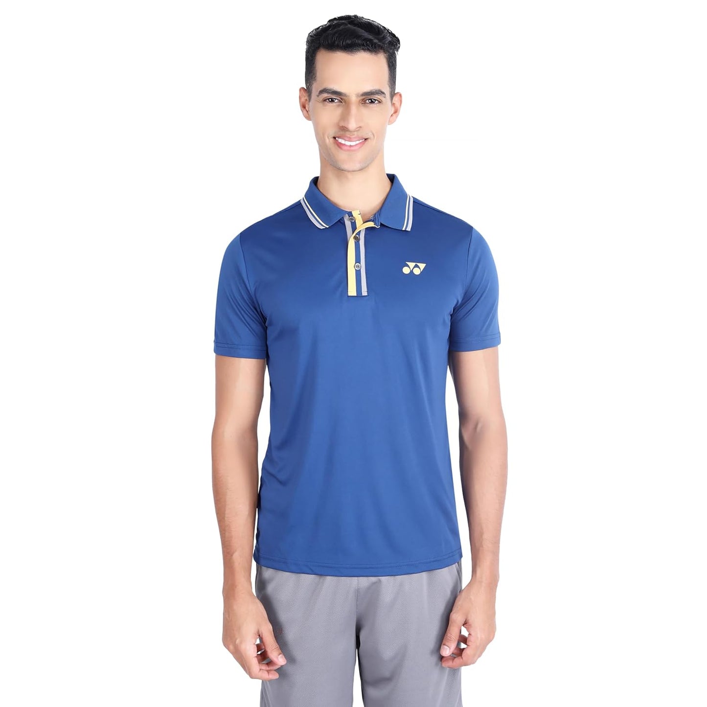 Yonex 2624 Easy3 Junior Polo T‑Shirt – Quick‑Dry Tru‑Dry Polyester, Lightweight, Breathable Sports Polo with Collar and Front Placket for Racquet Training - Best Price online Prokicksports.com