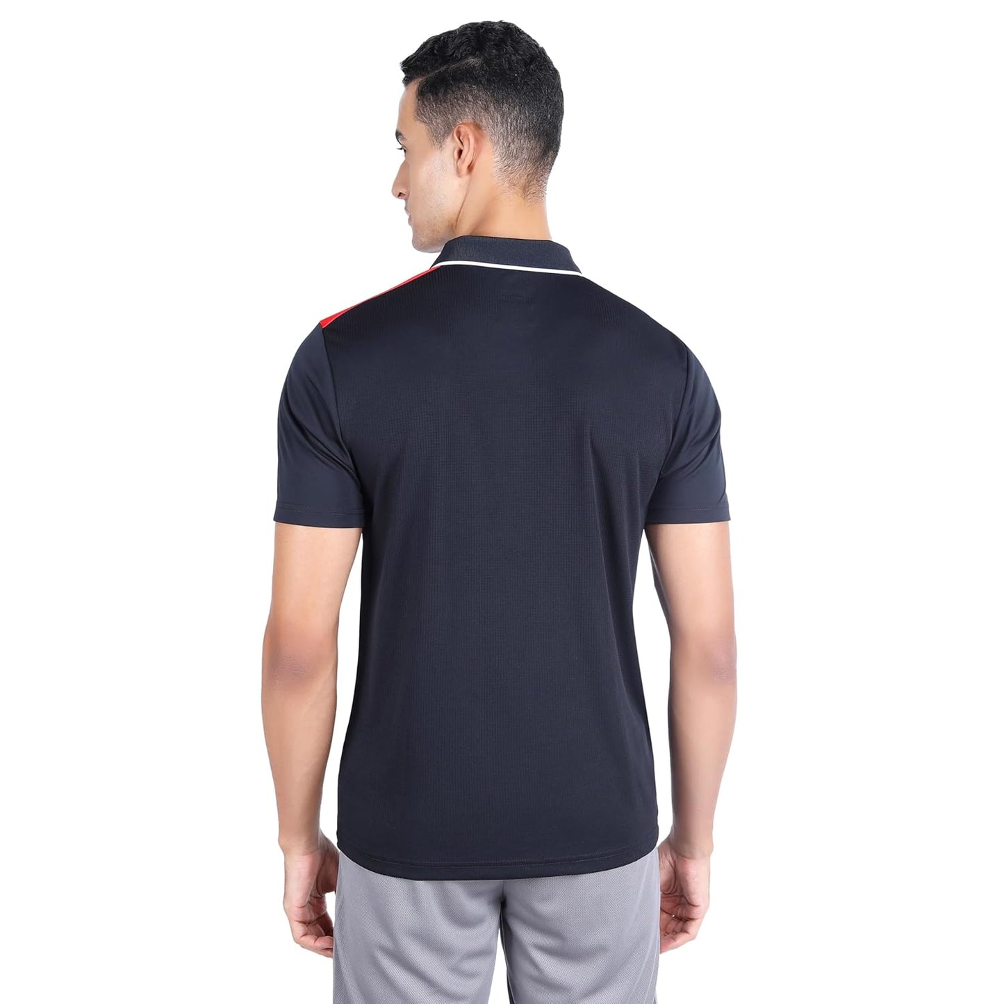 Yonex 2625 Easy3 Men’s Polo T‑Shirt – Tru‑Dry Quick‑Dry Polyester Interlock 140 GSM with Waffle Mesh Back, Collar & 2‑Button Placket - Best Price online Prokicksports.com
