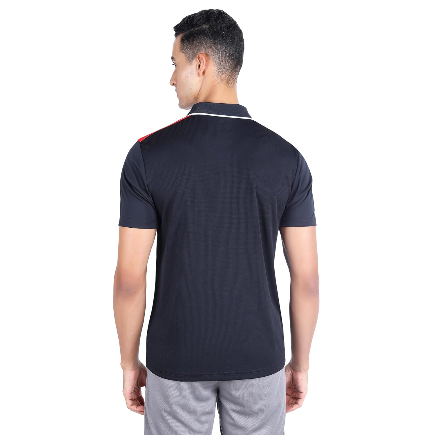 Yonex 2625 Easy3 Men’s Polo T‑Shirt – Tru‑Dry Quick‑Dry Polyester Interlock 140 GSM with Waffle Mesh Back, Collar & 2‑Button Placket - Best Price online Prokicksports.com