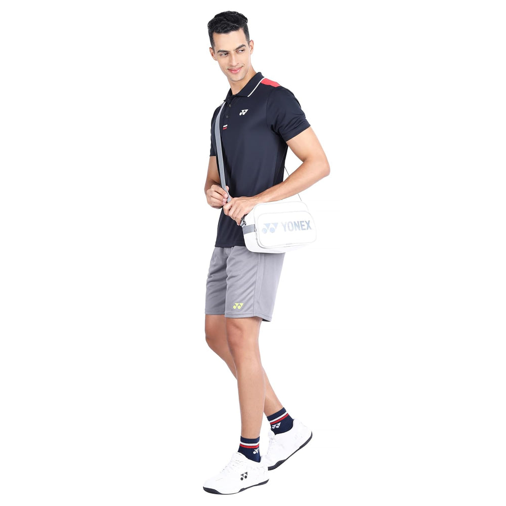 Yonex 2625 Easy3 Men’s Polo T‑Shirt – Tru‑Dry Quick‑Dry Polyester Interlock 140 GSM with Waffle Mesh Back, Collar & 2‑Button Placket - Best Price online Prokicksports.com