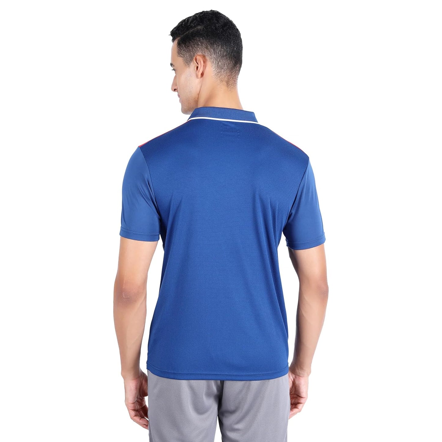 Yonex 2625 Easy3 Men’s Polo T‑Shirt – Tru‑Dry Quick‑Dry Polyester Interlock 140 GSM with Waffle Mesh Back, Collar & 2‑Button Placket - Best Price online Prokicksports.com