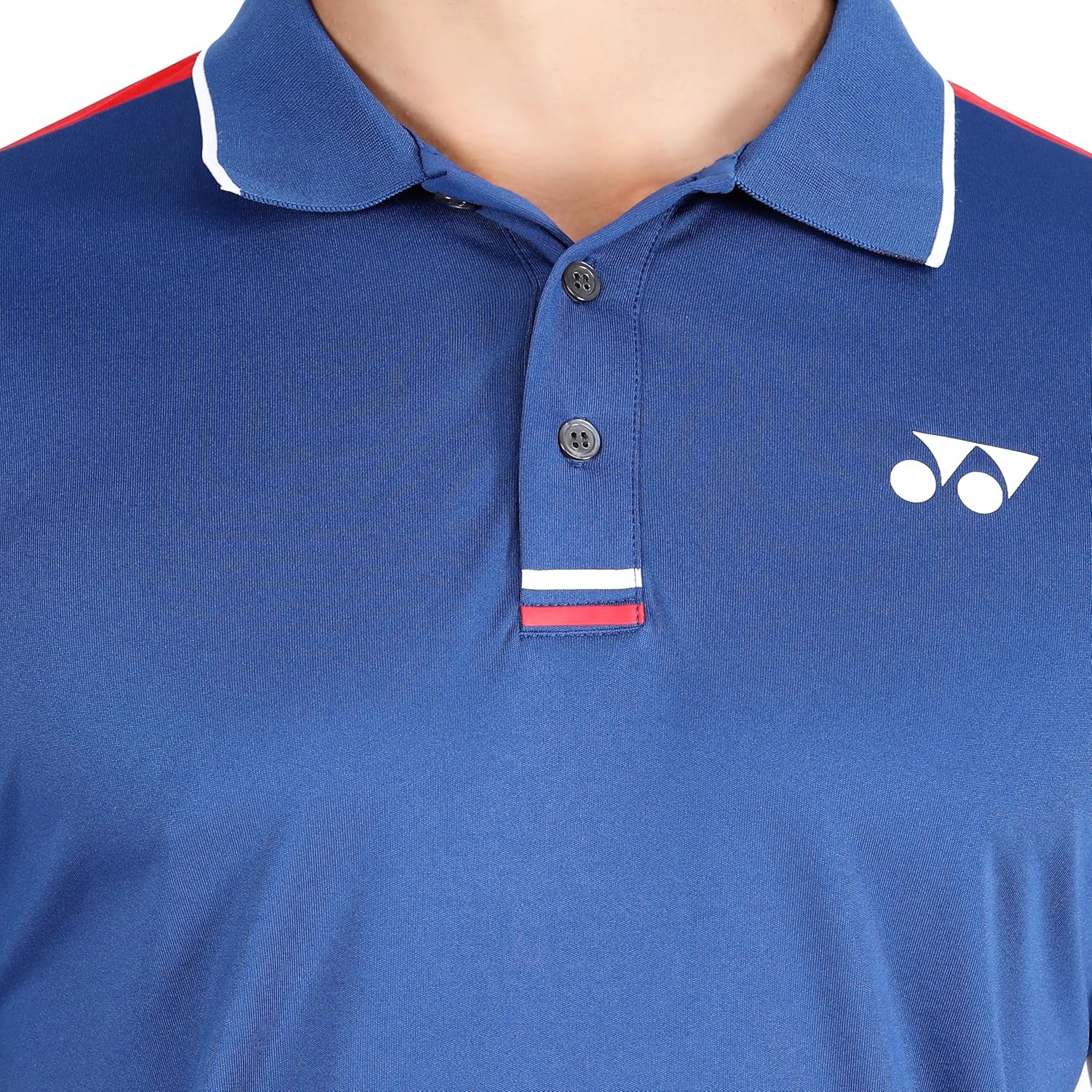 Yonex 2625 Easy3 Men’s Polo T‑Shirt – Tru‑Dry Quick‑Dry Polyester Interlock 140 GSM with Waffle Mesh Back, Collar & 2‑Button Placket - Best Price online Prokicksports.com