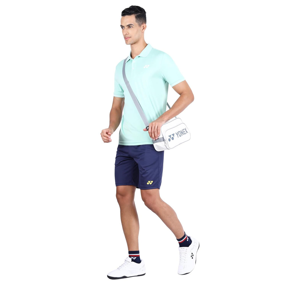 Yonex 2641B Easy3 Men’s Shorts – Tru‑Dry Quick‑Dry Polyester, Lightweight Breathable Mesh with Elastic Waistband, Drawcord, Dual Pockets for Racquet Sports - Best Price online Prokicksports.com