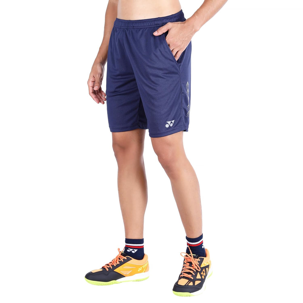 Yonex 2642 Easy3 Men’s Sports Shorts – Tru‑Dry Quick‑Dry Polyester, Lightweight Breathable Mesh with Elastic Waistband & Drawcord for Racquet Sports - Best Price online Prokicksports.com