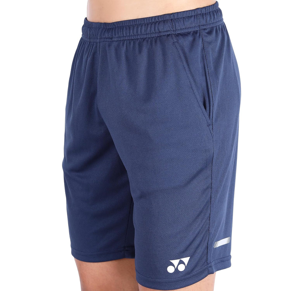 Yonex 2645 Easy3 Junior Sports Shorts – Tru‑Dry Breathable Polyester with Elastic Waistband, Drawstring, Side Pockets for Badminton, Tennis & Squash