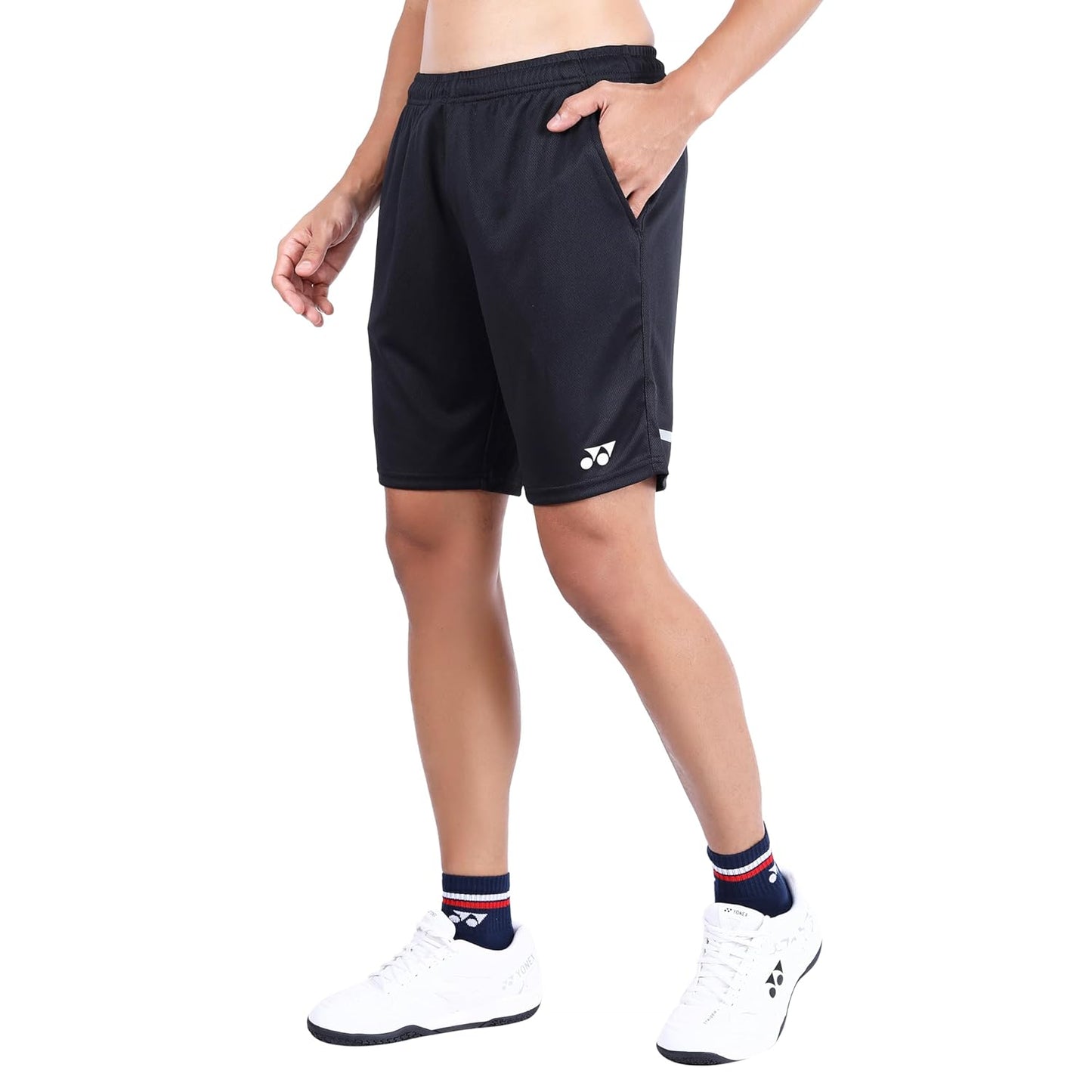 Yonex 2645 Easy3 Junior Sports Shorts – Tru‑Dry Breathable Polyester with Elastic Waistband, Drawstring, Side Pockets for Badminton, Tennis & Squash - Best Price online Prokicksports.com