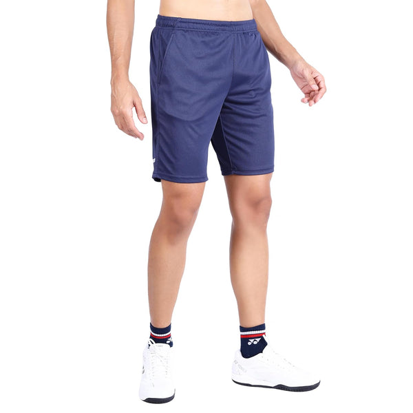 Yonex 2645 Easy3 Men’s Sports Shorts – Tru‑Dry Breathable Polyester with Elastic Waistband, Drawcord, Side Pockets & Lightweight Court Performance