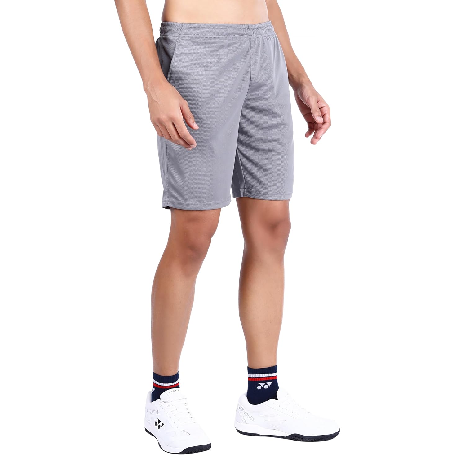 Yonex 2645 Easy3 Junior Sports Shorts – Tru‑Dry Breathable Polyester with Elastic Waistband, Drawstring, Side Pockets for Badminton, Tennis & Squash - Best Price online Prokicksports.com