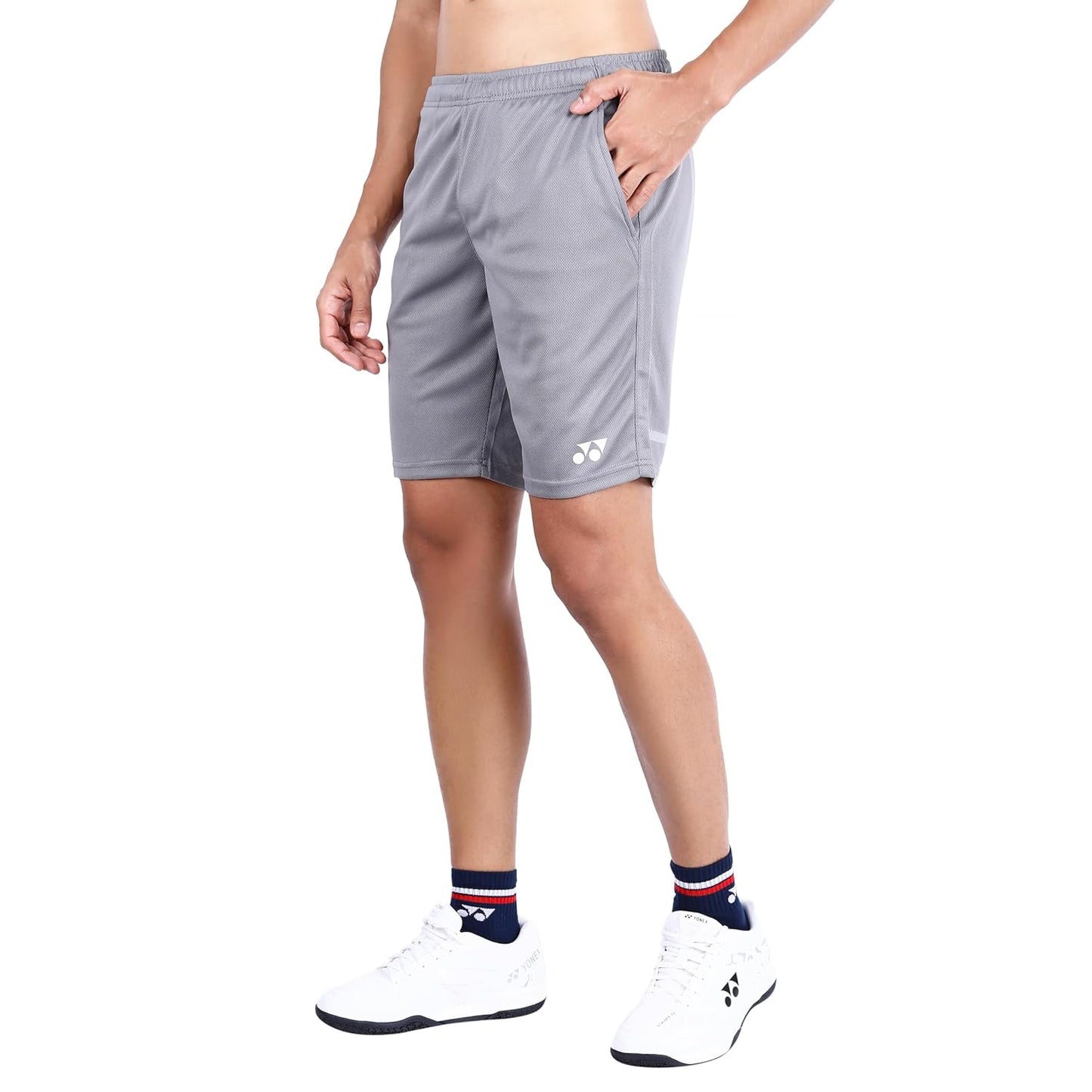 Yonex 2645 Easy3 Junior Sports Shorts – Tru‑Dry Breathable Polyester with Elastic Waistband, Drawstring, Side Pockets for Badminton, Tennis & Squash - Best Price online Prokicksports.com
