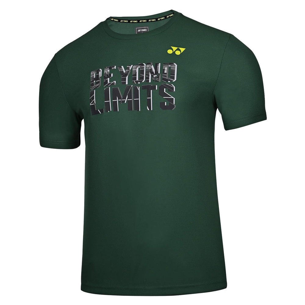 Yonex RM S092‑2673‑CC7‑23 Men’s Round Neck T‑Shirt – 100 % Polyester Honey‑Comb Mesh 140 GSM, Tru‑Breeze Quick‑Dry Fabric for Court & Training - Best Price online Prokicksports.com