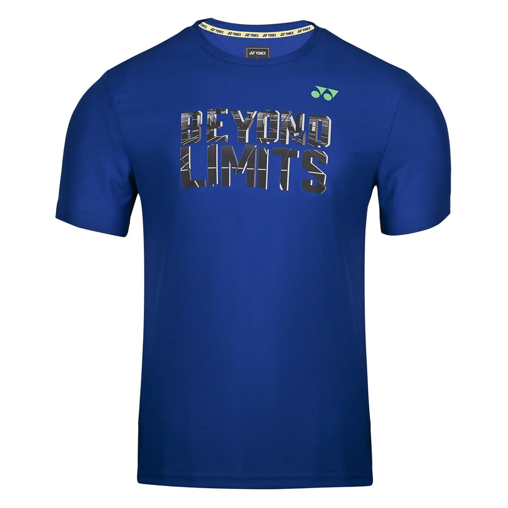 Yonex RM S092‑2673‑CC7‑23 Men’s Round Neck T‑Shirt – 100 % Polyester Honey‑Comb Mesh 140 GSM, Tru‑Breeze Quick‑Dry Fabric for Court & Training