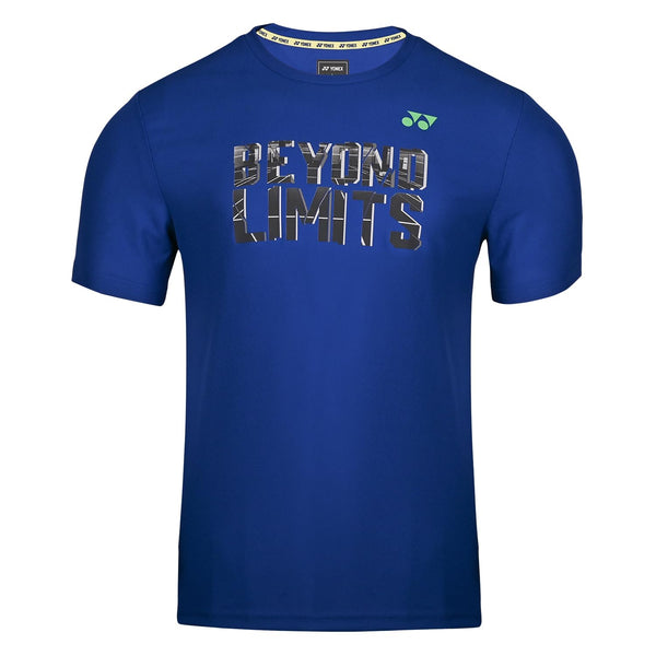Yonex RM S092‑2673‑CC7‑23 Men’s Round Neck T‑Shirt – 100 % Polyester Honey‑Comb Mesh 140 GSM, Tru‑Breeze Quick‑Dry Fabric for Court & Training