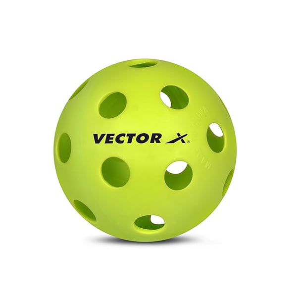 Vector X Indoor-26 Hole Pickleball Ball, Pack of 6