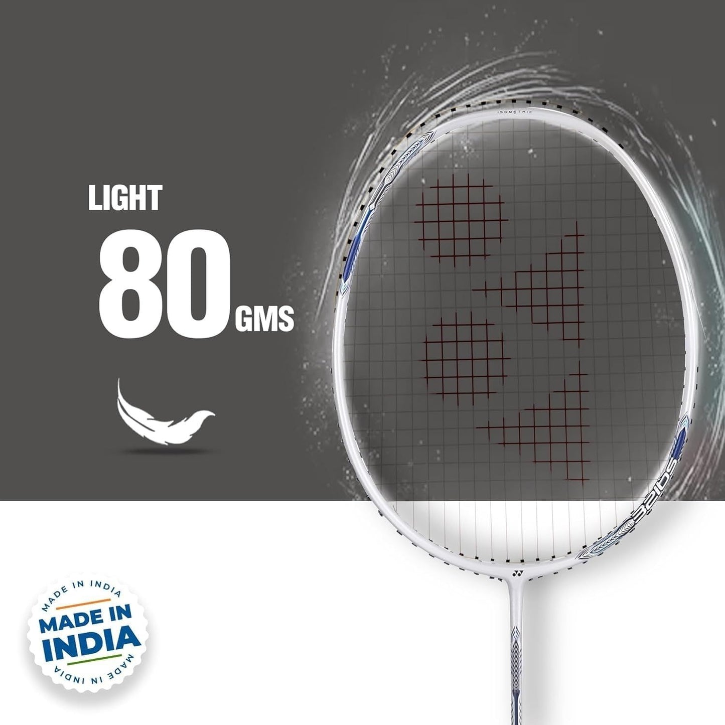 YONEX Astrox Attack 9 Strung Badminton Racquet | Head-Heavy Power | Isometric Head | Graphite Shaft | G4 Grip (4U)